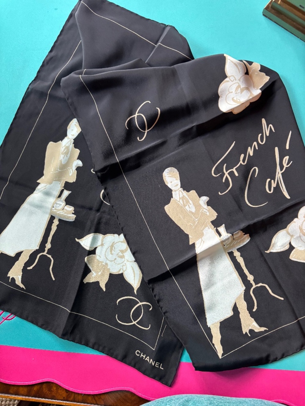 Chanel “French Cafe” Scarf